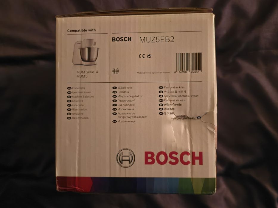 Bosch przystawka do lodów.