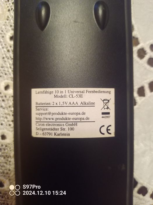 Pilot uniwersalny 10 w 1
