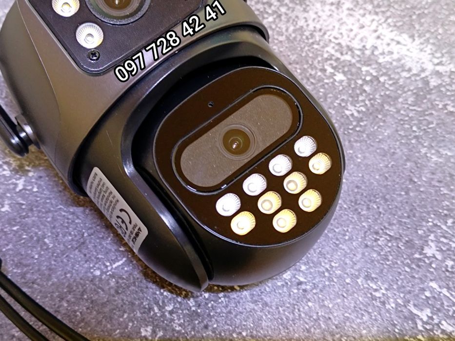 Подвійна вулична iCSee 8мр IP Wi-Fi камера