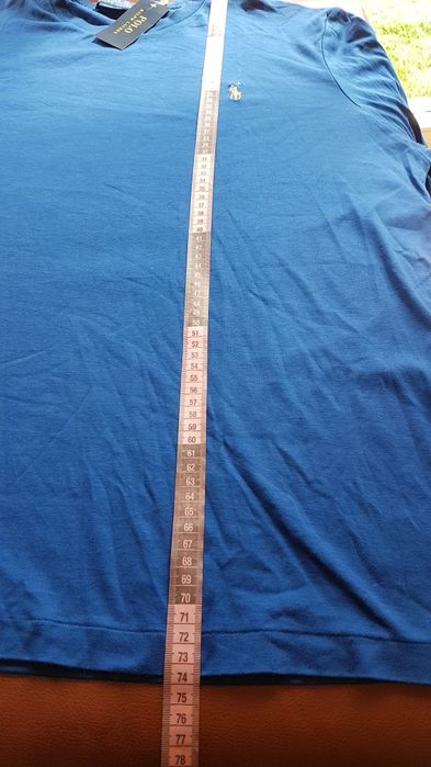 Polo Ralph Lauren lekko uszkodzony long sleeve, custom slim fit, XXL