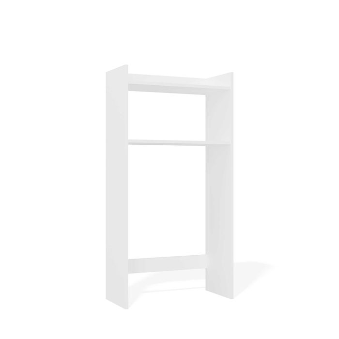 Szafka Łazienkowa NINA NP BIAŁA Na Pralkę Regał Słupek 2 Półki