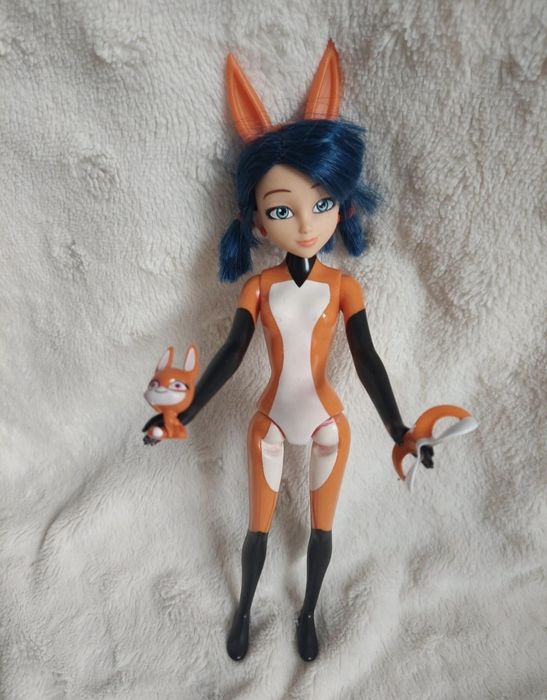 Lalka Miraculous Biedronka Transformacja Marinette Magic - Lis - Ruda