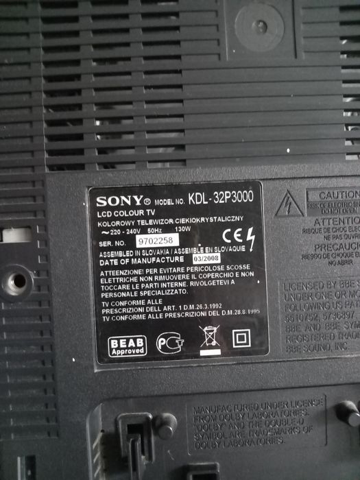 Telewizor sony bravia