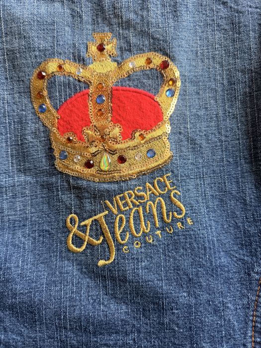 Versace kurtka jeansowa katana M