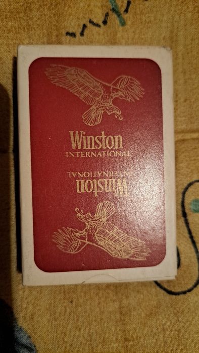 Baralho de cartas winston