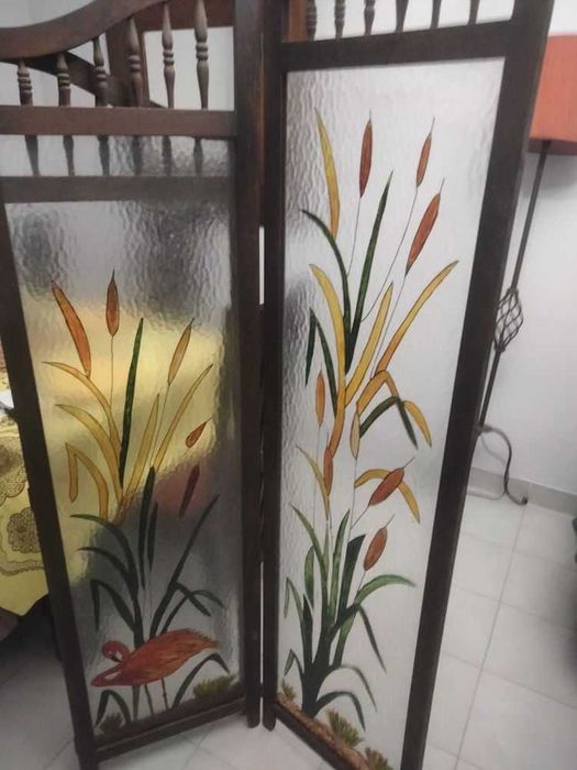 Antique Folding Screen for Restoration