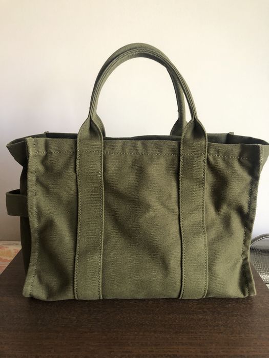 Torebka The Tote Bag kolor zielony khaki
