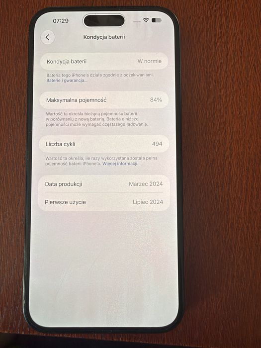 iPhone  15 plus  zadbany
