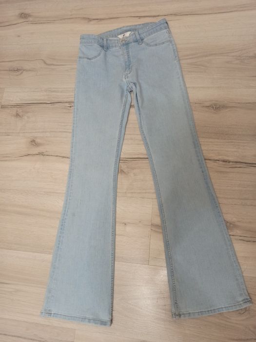 Spodnie jeansowe dzwony H &M rozm 164