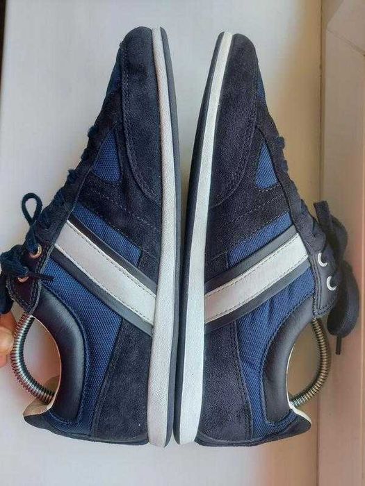 Чоловічі шкіряні кросівки кеди mcgregor на шнурівці