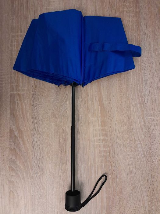 Nowy mini parasol półautomatyczny_Windproof_Umbrella_89 cm, niebieski