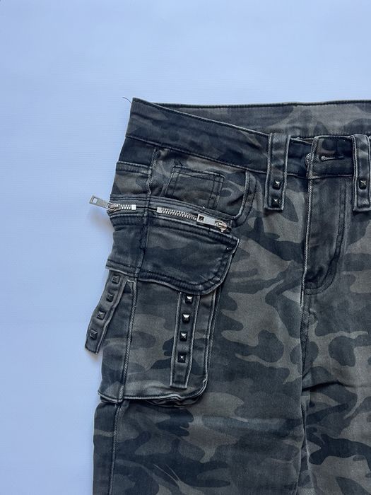 Джинси flared faded jeans клеш кльош джинсы opium como камуфляжні