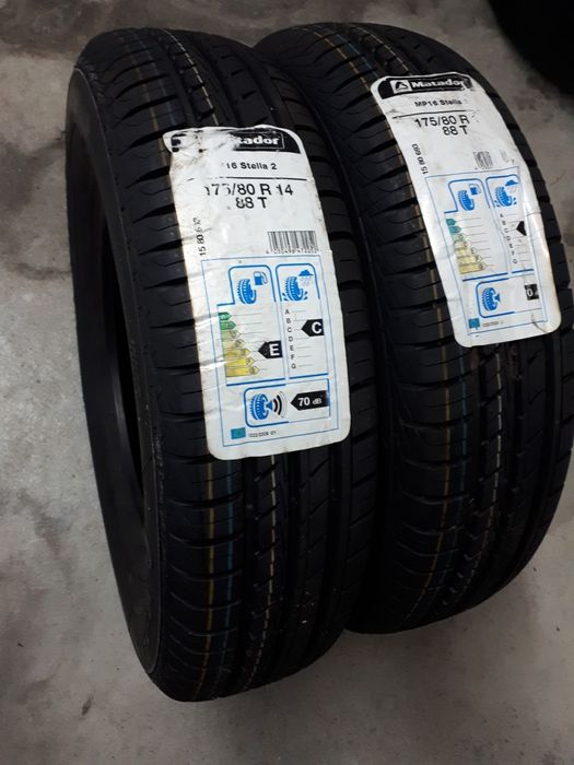 Dois pneus novos a estrear 175/80R14 88T Matador