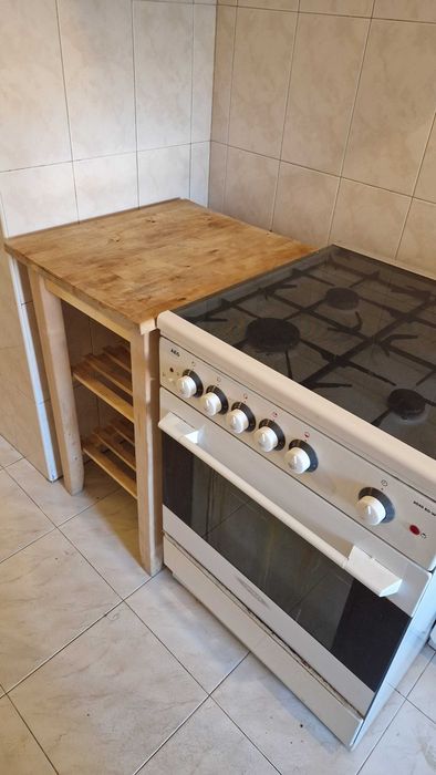 Carrinho de cozinha IKEA, madeira maciça