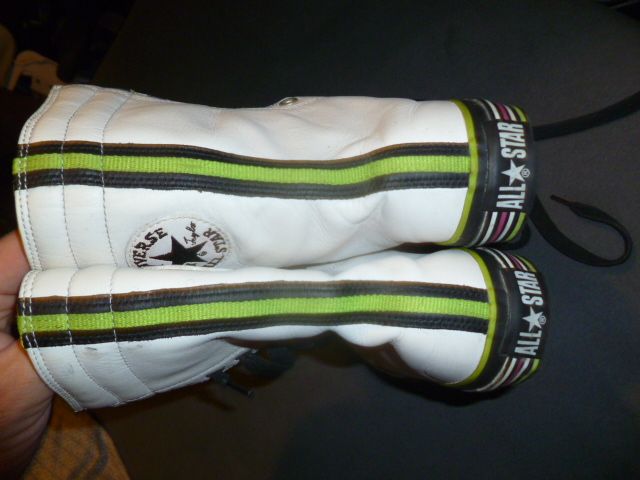 Trampki skórzane converse all star białe wysokie roz.37,5