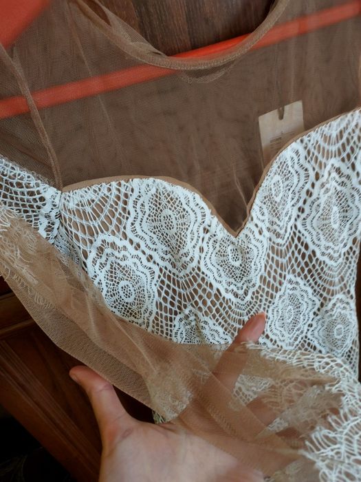 Sukienka koronka tiul m/l