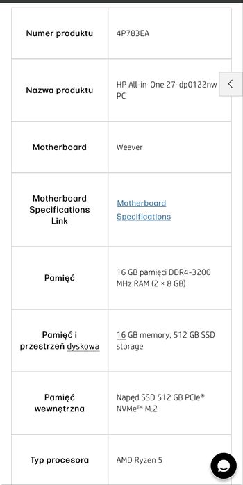 Komputer stacjonarny HP All-In-One 27