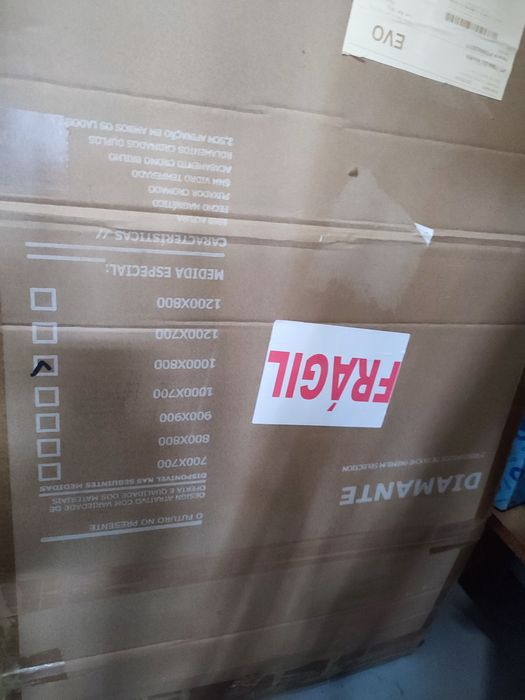 Vidro para cabine de duche