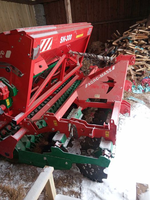 Agregat uprawowo siewny, talerzowy Agro-Masz SN-300 Posiane tylko 5ha