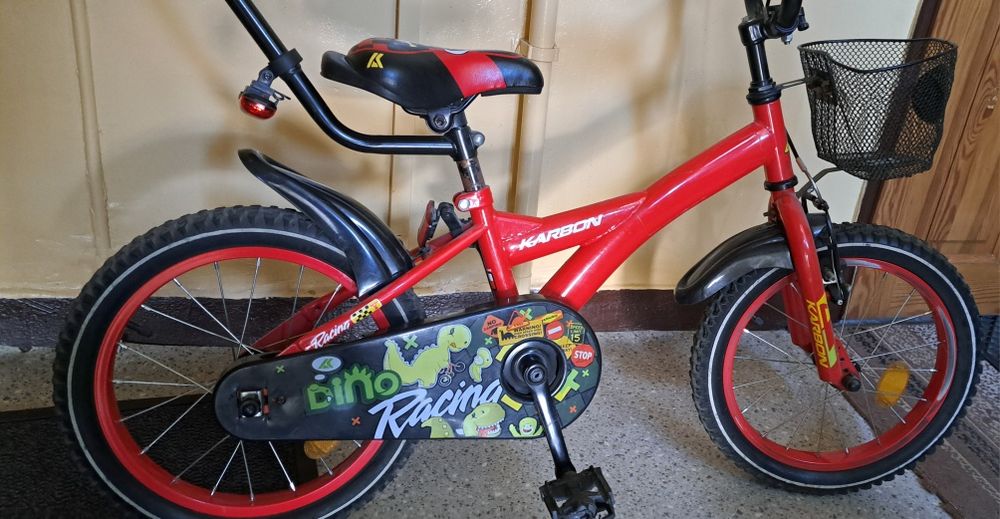Rowerek dziecięcy Karbon Dino 16 cali jak Nowy