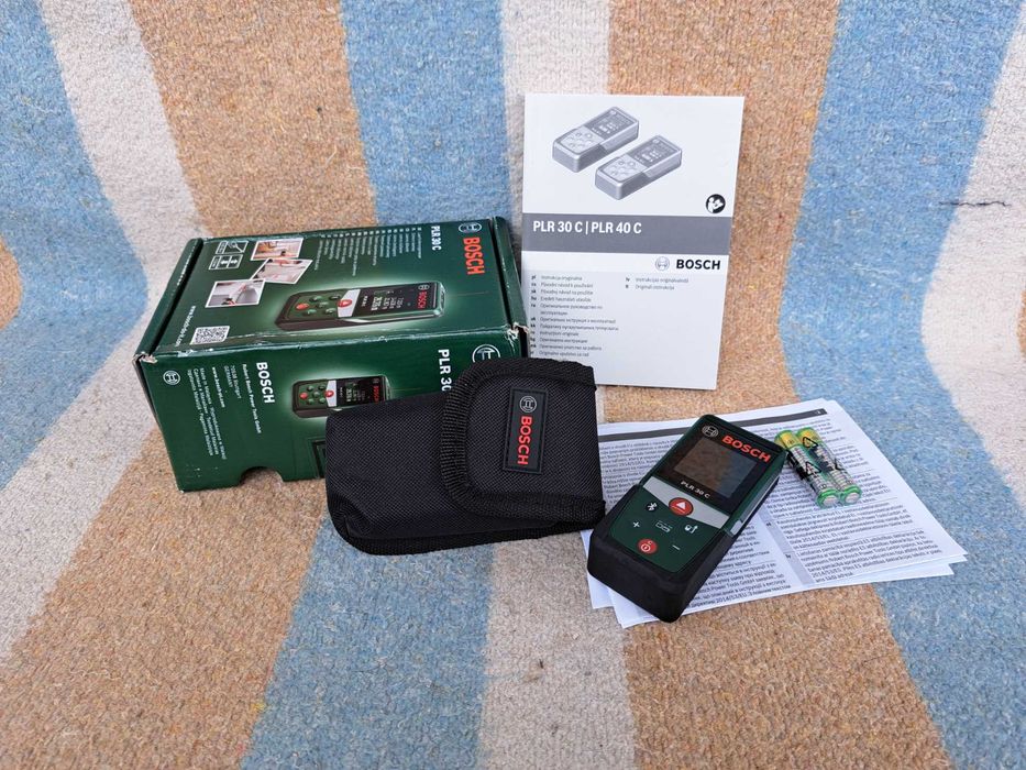Bosch PLR 30 C Лазерний далекомір, рулетка