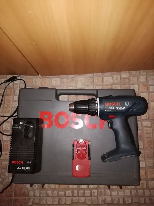 Aparafusadora Bosch sem fio GSR 12 VE 2