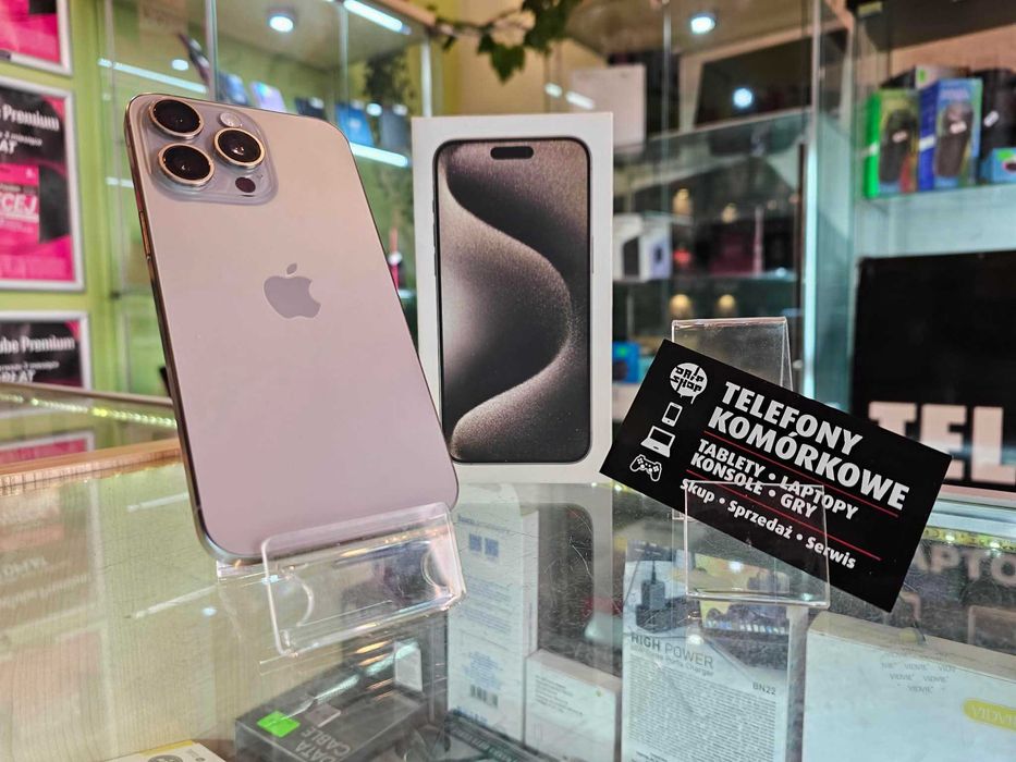 Iphone 15 Pro Max 512GB Bateria:87%/Gwarancja/SklepGSM/Lwsk