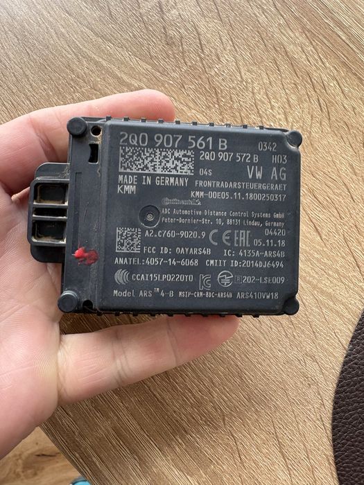 Sensor/radar de aproximidade vw