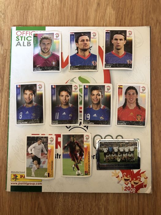 Vendo/Troco Cromos Euro 2008