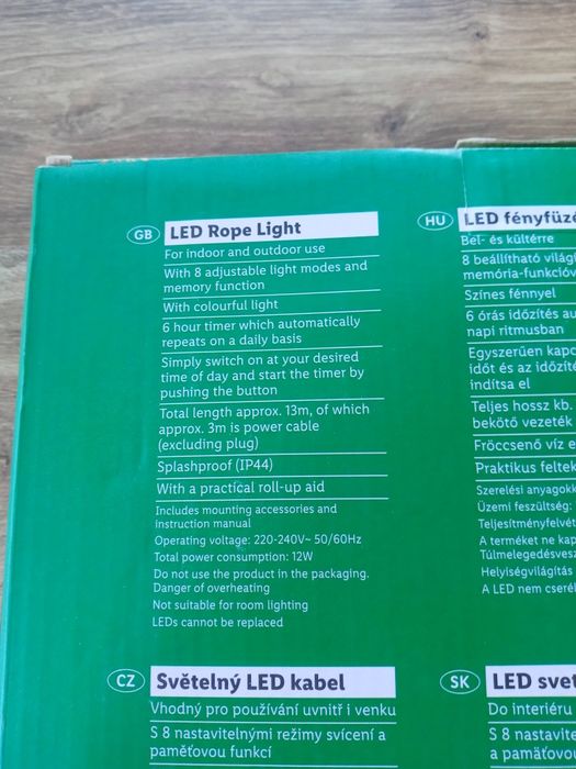 Swiatło liniowe Led, łańcuch świetlny