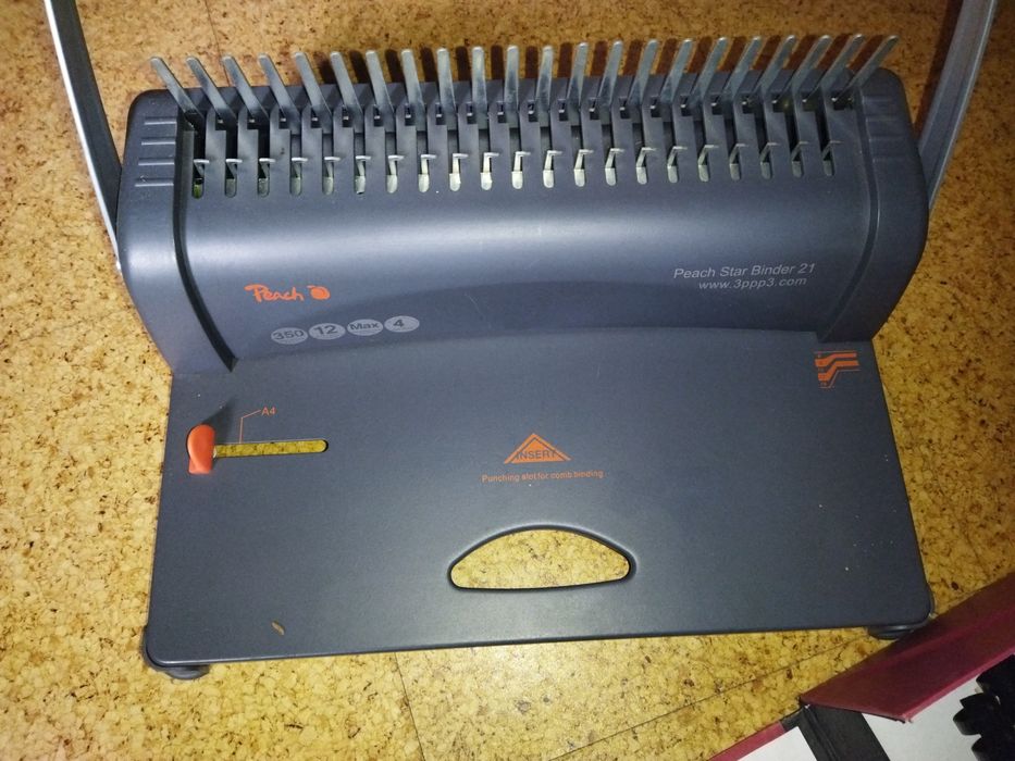 Máquina para encadernação+argolas