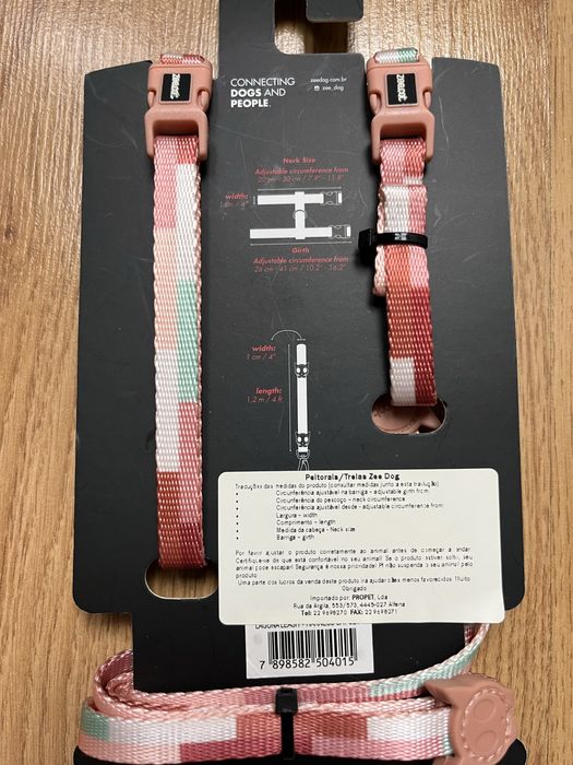 Peitoral e trela da Zeecat