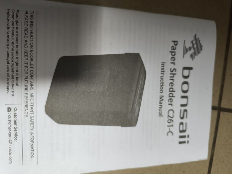 Шредер Bonsaii C261-C