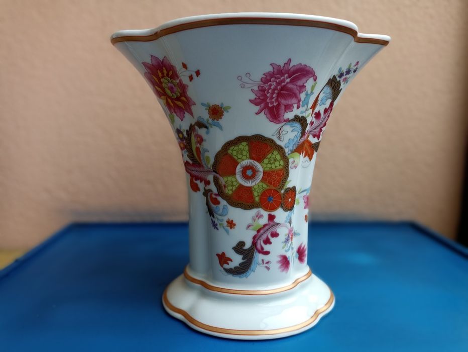 Vaso Eduardo II Vista Alegre decoração Dinastia