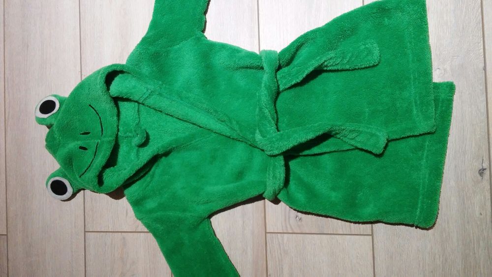 Szlafrok żabka roz 74/80