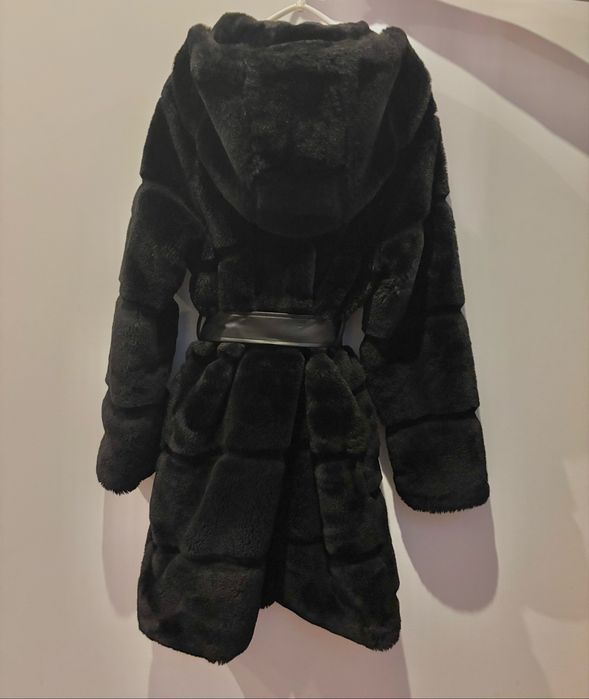 Długi płaszcz/futro