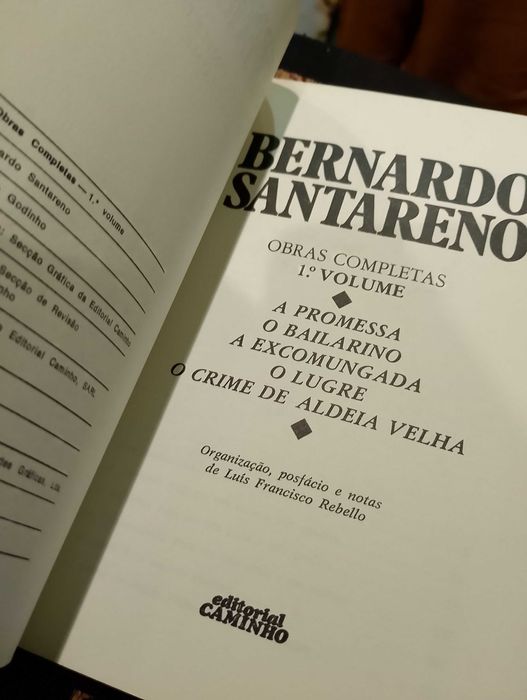 Bernardo Santareno Obras Completas 1º Volume