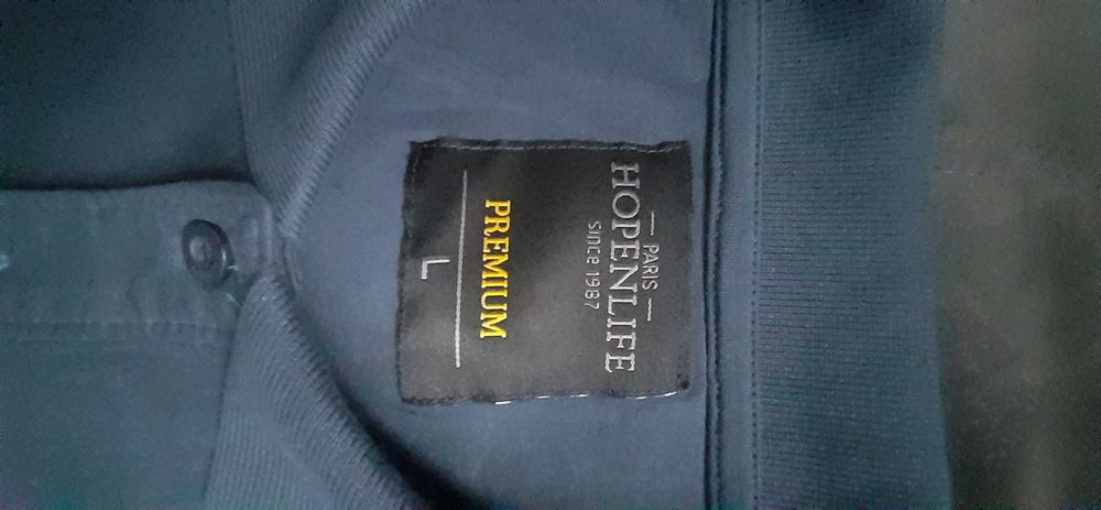 Сорочка поло Hopenlife Paris Premium , Поло з довгим рукавом.