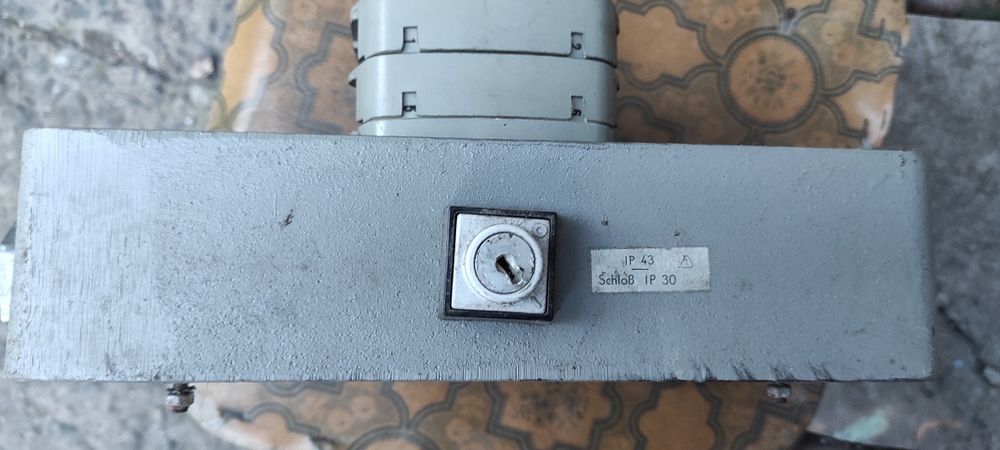 Автоматический выключатель DDR, 100А, VEB Elektroschaltgerate, Rochlit