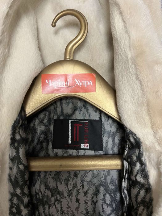 Шуба из стрижиного бобра с норкой