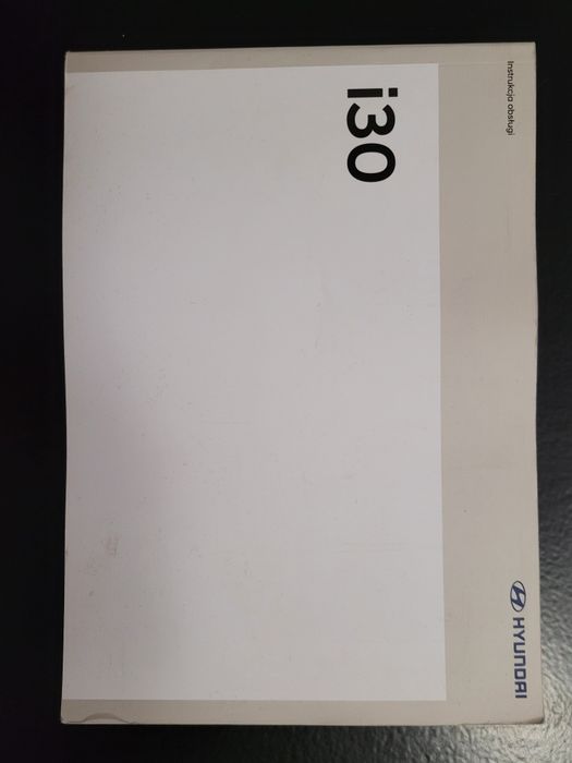 Hyundai I30 III 16-20 Polska oryginalna instrukcja obsługi 2019 r.