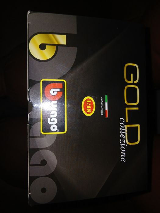 Miniatura Mini Cooper(2001) 1:18 Bburago Gold Collezione Die-na caixa