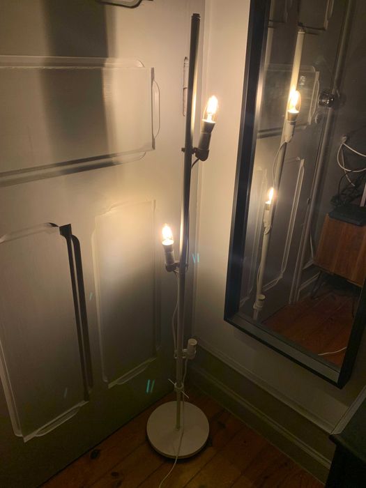 Base Candeeiro Ikea branco