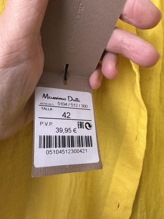 Сорочка Massimo Dutti льон нова