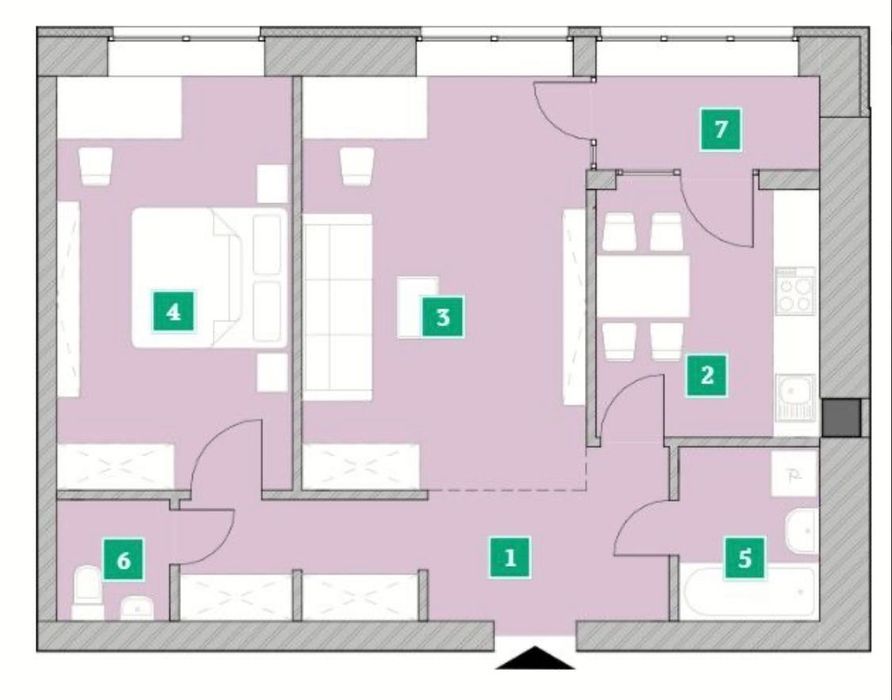 Продаж 2 кім кв. у зданій новобудові у ЖК Компаньйон , 10 хв. пішки до в. Стрийської