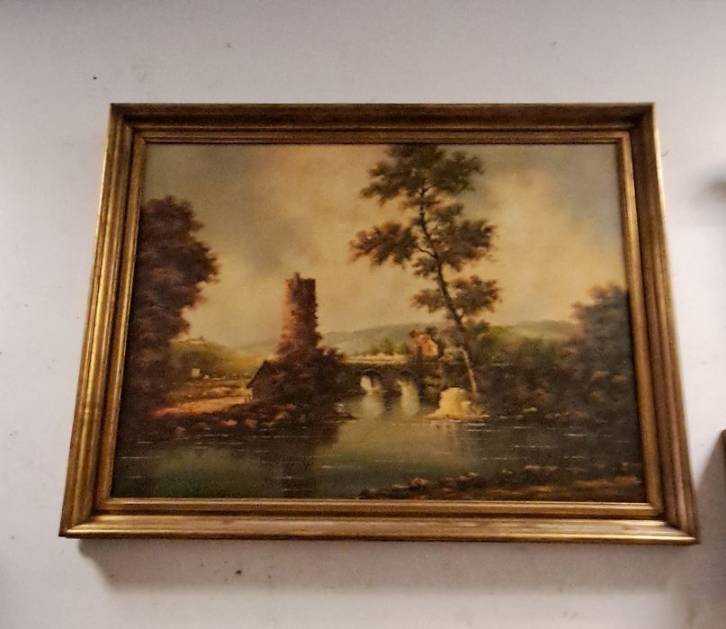 Quadro oleo M.Silva