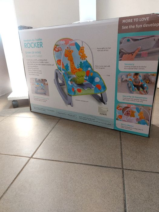 Шезлонг вібрація з мелодіями