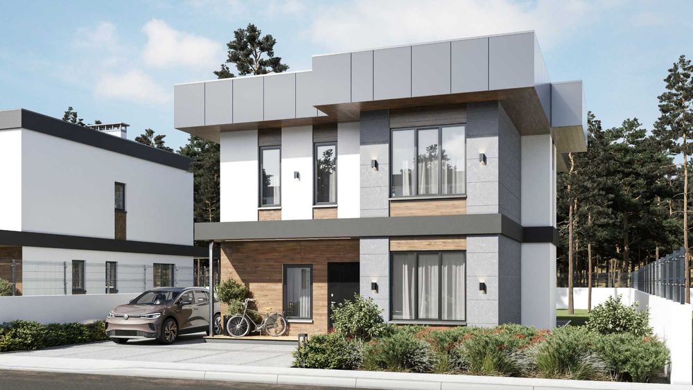 Сучасний Двоповерховий Будинок 170м2 та 6,5 соток у с.Шевченкове