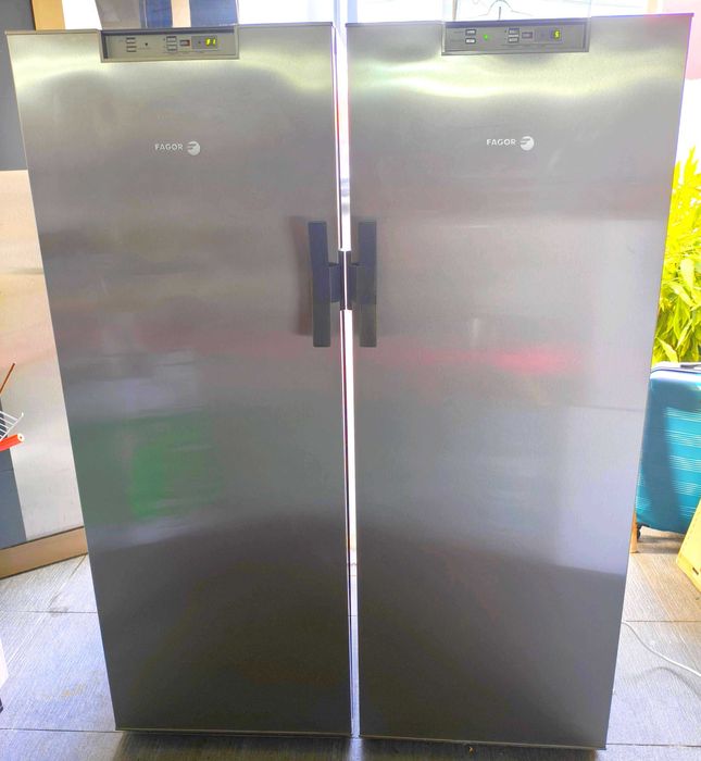 Conjunto Frigorifico/Arca vertical Aço Inoxidavel