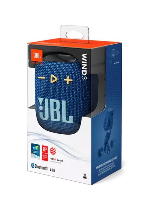 Coluna JBL Wind 3s SELADA - Ideal para Bicicleta